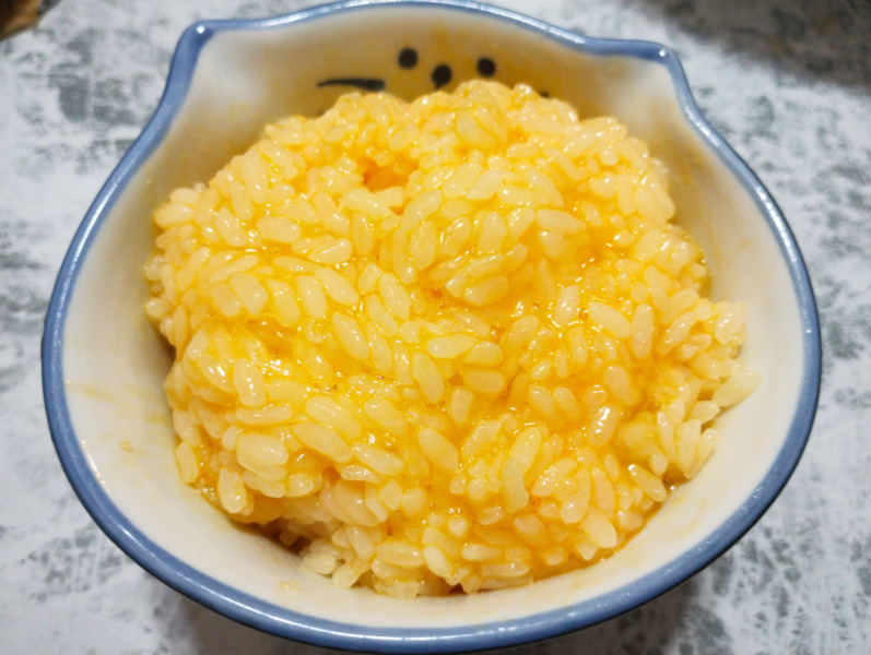 おれんじ玉子でたまごかけごはん