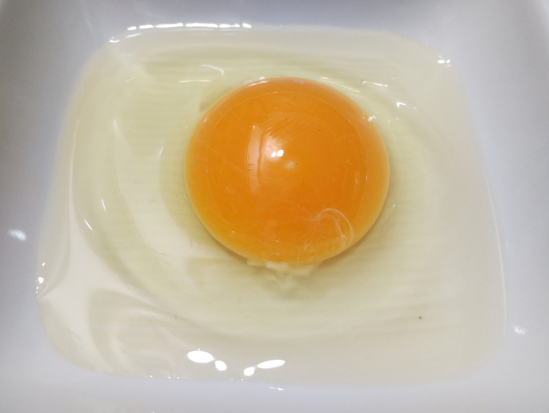 赤玉を割ったところ