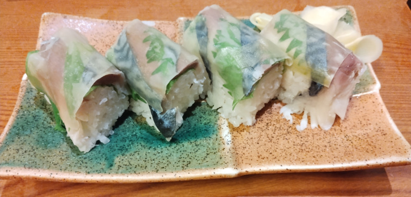しめ鯖寿司